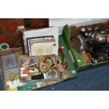 A COLLECTION OF ASSORTED STEAM TRACTION ENGINE RALLY PLAQUES AND CUPS ETC., from the mid 1960s