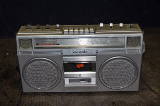A PANASONIC RX-5030L PORTABLE RADIO CASSETTE PLAYER (PAT pass and working but battery function not