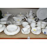 A QUANTITY OF ROYAL WORCESTER 'CONTESSA' DESIGN DINNERWARE, comprising two covered tureens, six