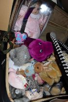 ONE CASE OF STUFFED TOYS FROM VARIOUS MANUFACTURERS, including Ty Beanie Babies such as 'Beanie,