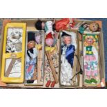 A QUANTITY OF BOXED AND UNBOXED VINTAGE PELHAM PUPPETS, to include several earlier models with