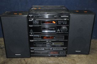 A PANASONIC SA-HD52 HI FI with a SL-J7 turntable and a pair of SB-ZM52 speakers (both PAT pass and