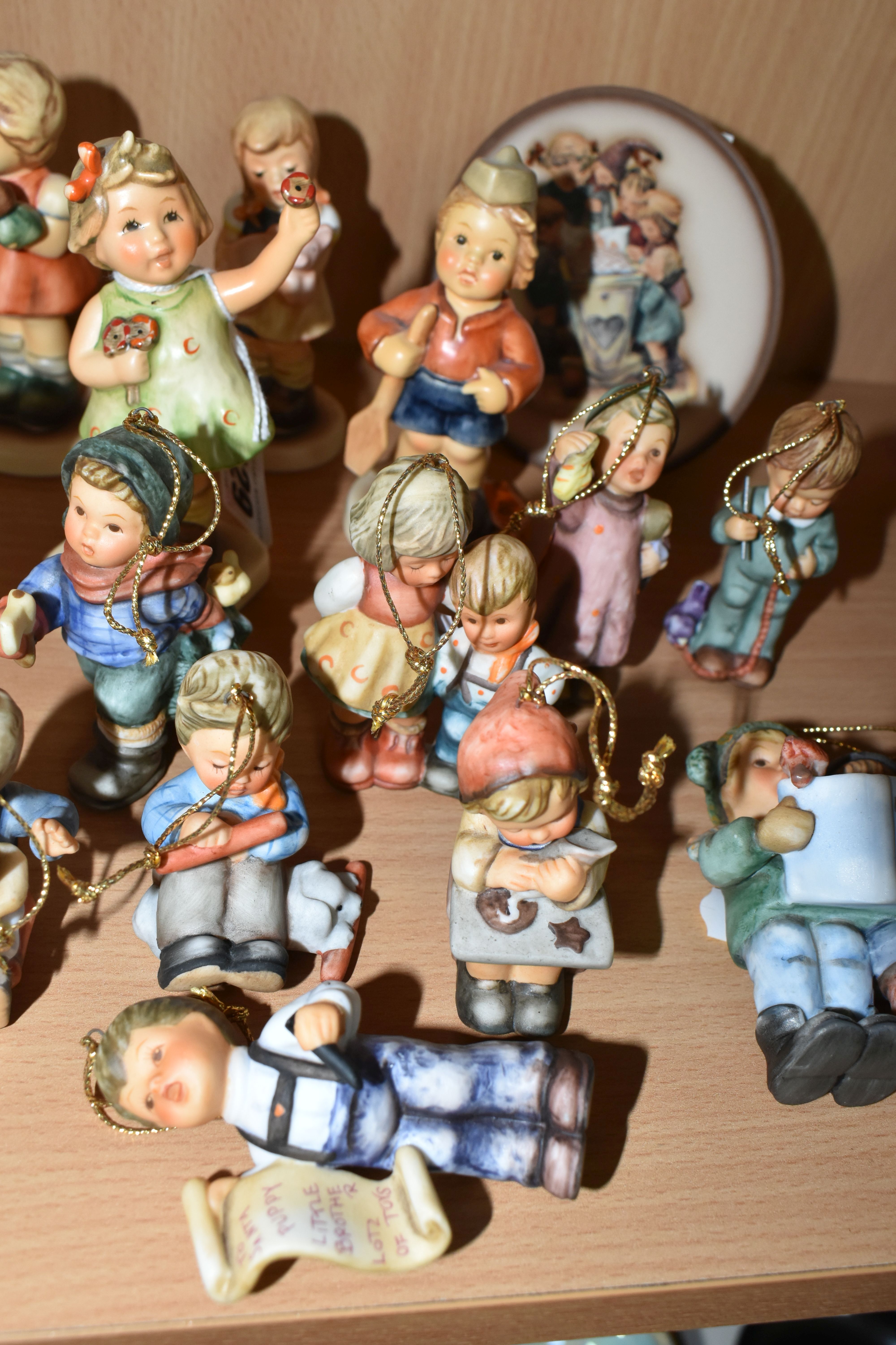 A GROUP OF HUMMEL FIGURES AND CHRISTMAS ORNAMENTS, to include five figures: Puppet Princess 2103/ - Image 2 of 4