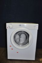 A WHITE KNIGHT 38AW SMALL TUMBLE DRYER with outlet pipe width 50cm depth 48cm height 68cm (PAT
