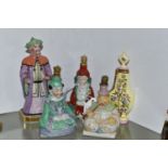 FIVE 20TH CENTURY PORCELAIN SCENT BOTTLES, comprising a yellow Halcyon Days bottle, four Chinese