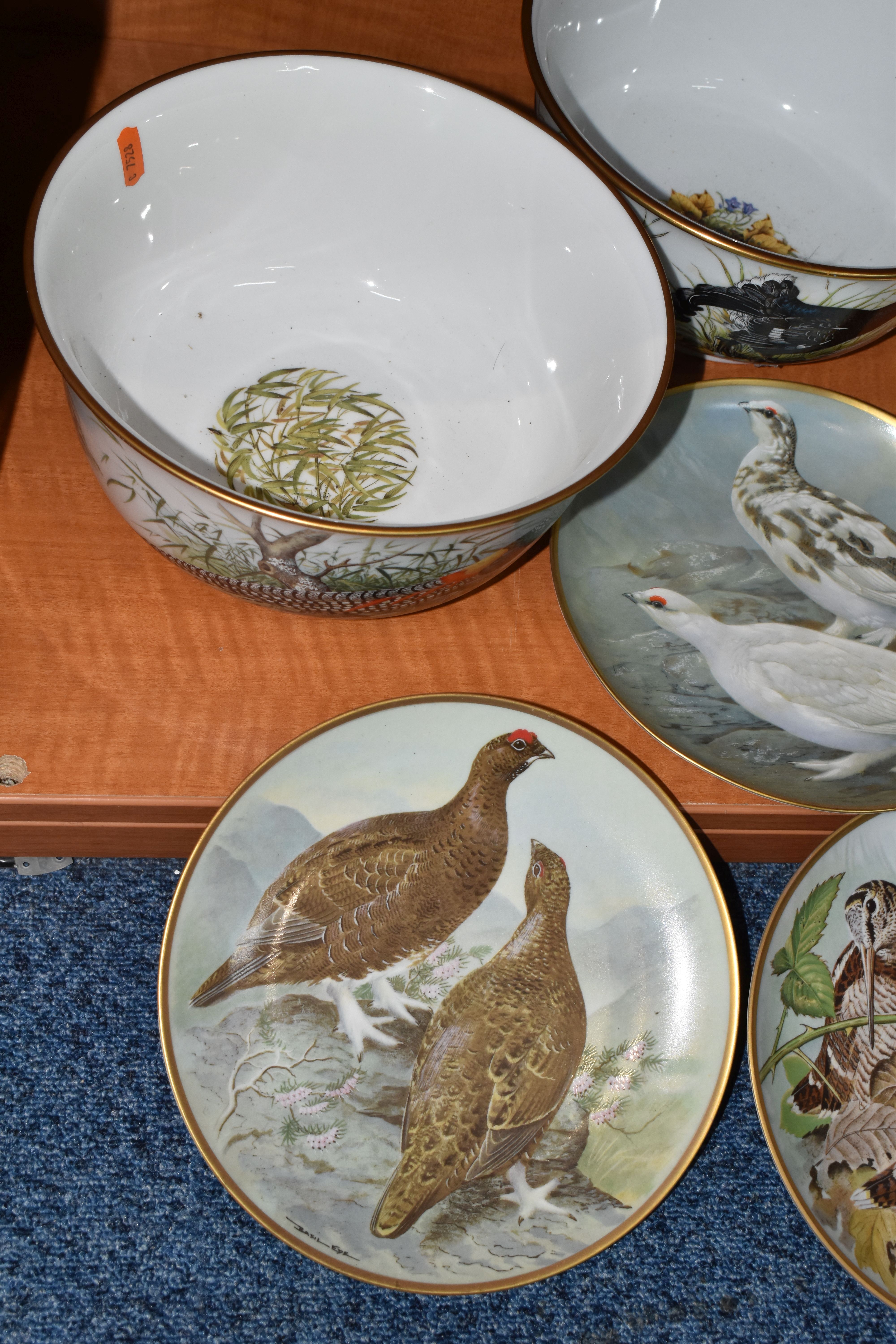 A COLLECTION OF TWELVE FRANKLIN PORCELAIN 'GAMEBIRDS OF THE WORLD' COLLECTORS PLATES AND TWO - Image 4 of 7