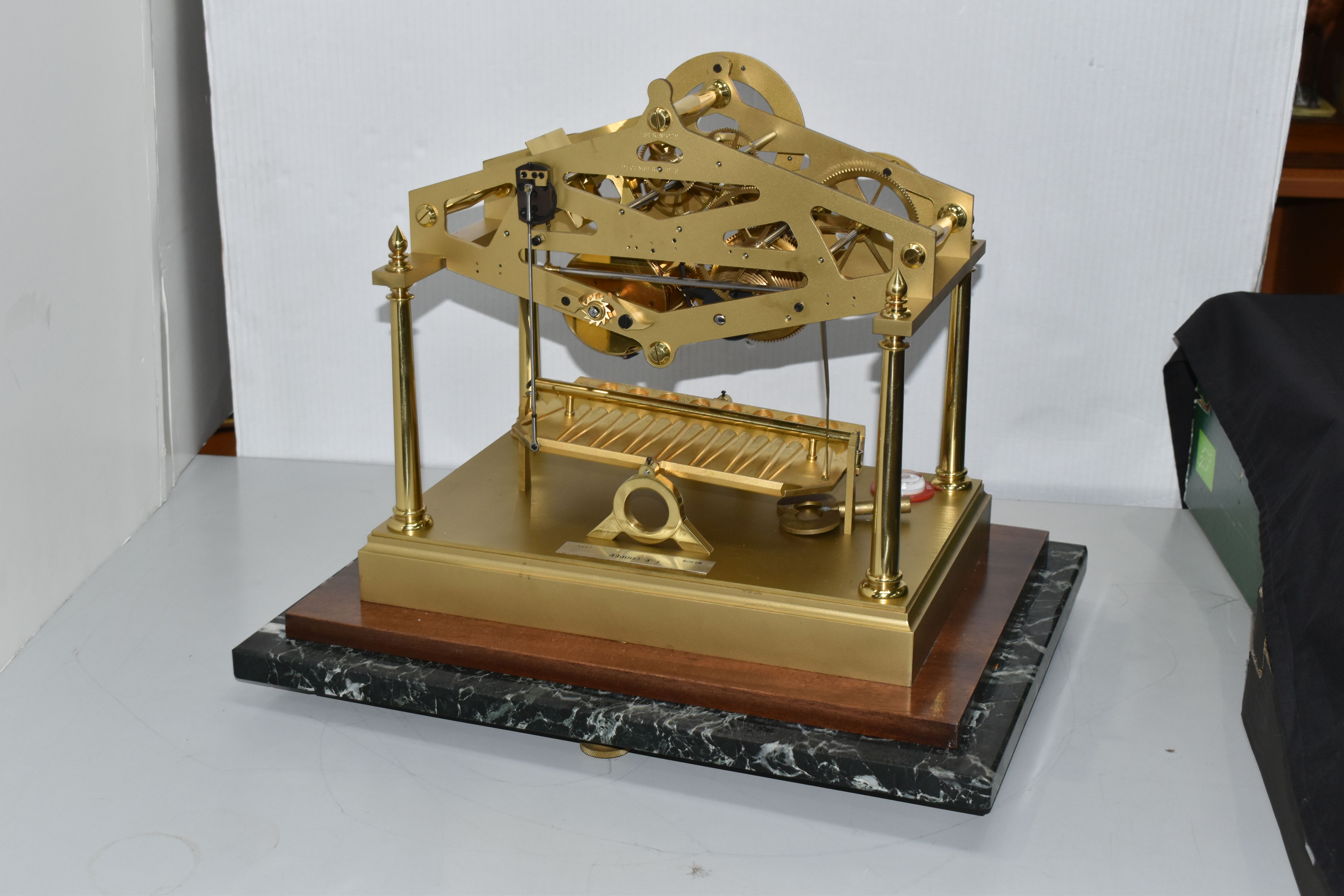 A LIMITED EDITION E. DENT & COMPANY LIMITED RE-CREATION OF THE CONGREVE ROLLING BALL CLOCK, - Image 13 of 18