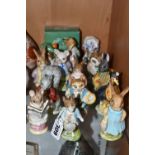 FOURTEEN BESWICK BEATRIX POTTER FIGURES, comprising Johnny Town-Mouse BP-3b backstamp (possibly