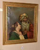 R. A. BARTLETT (19TH CENTURY) AN ORIENTALISM PORTRAIT, depicting a male figure with colourful turban