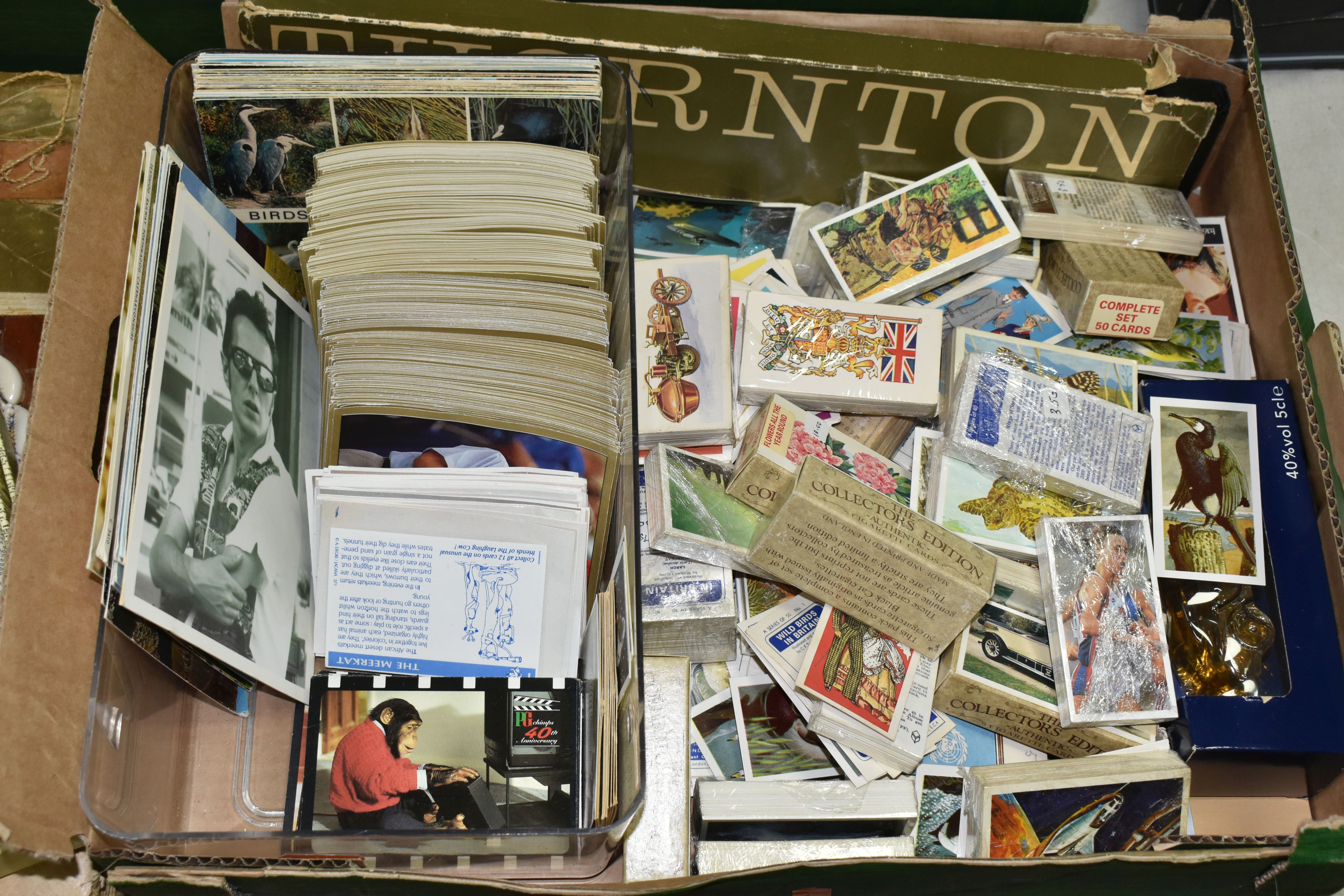 TWO BOXES AND LOOSE ASSORTED TRADE CARDS AND OTHER EPHEMERA, vast majority are Brooke Bond issues, - Image 2 of 12