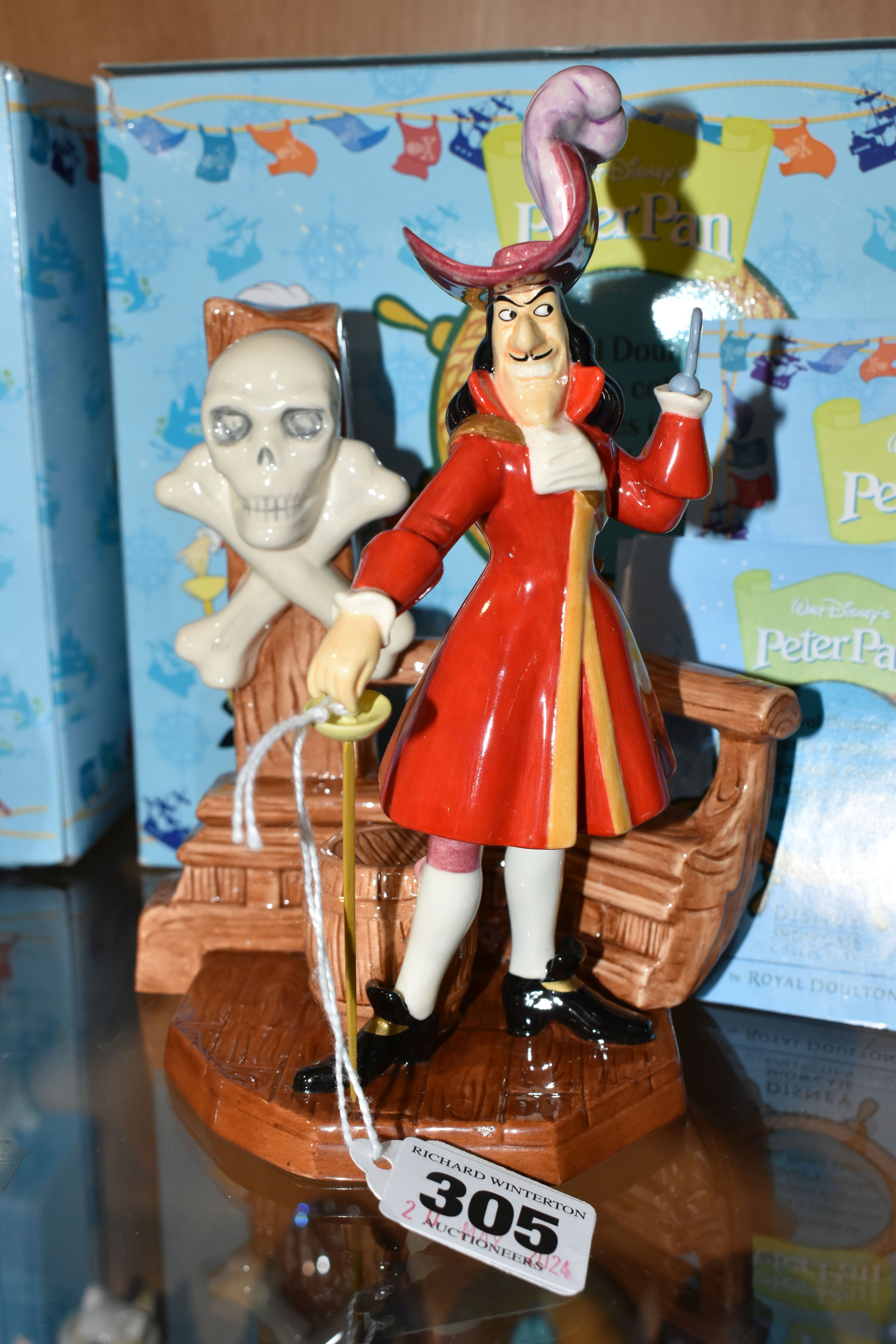 TWO BOXED ROYAL DOULTON DISNEY SHOWCASE COLLECTION 'WALT DISNEY'S PETER PAN' FIGURES, comprising - Image 3 of 5