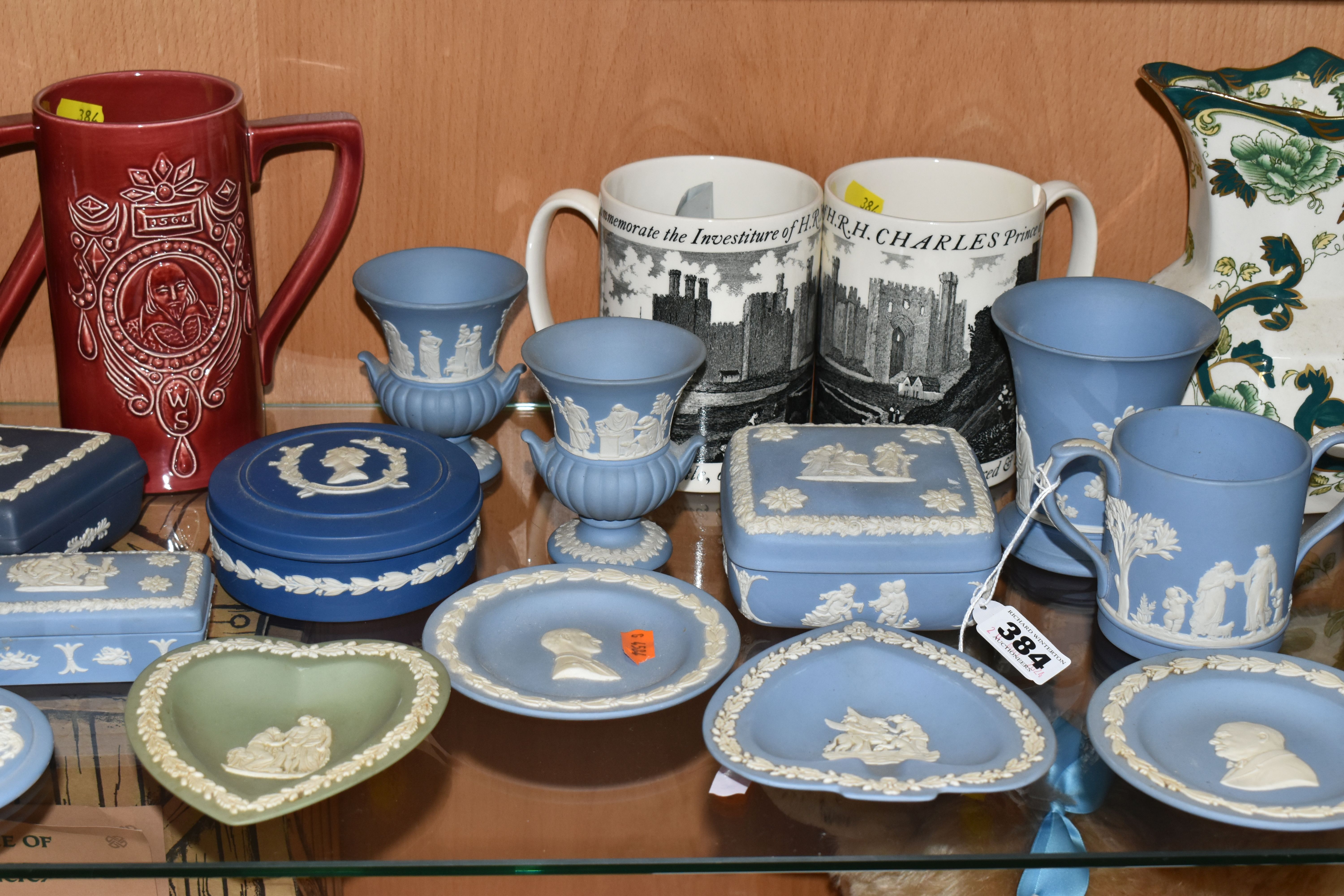 A GROUP OF WEDGWOOD AND OTHER CERAMICS, comprising two Portmeirion Susan Williams-Ellis design