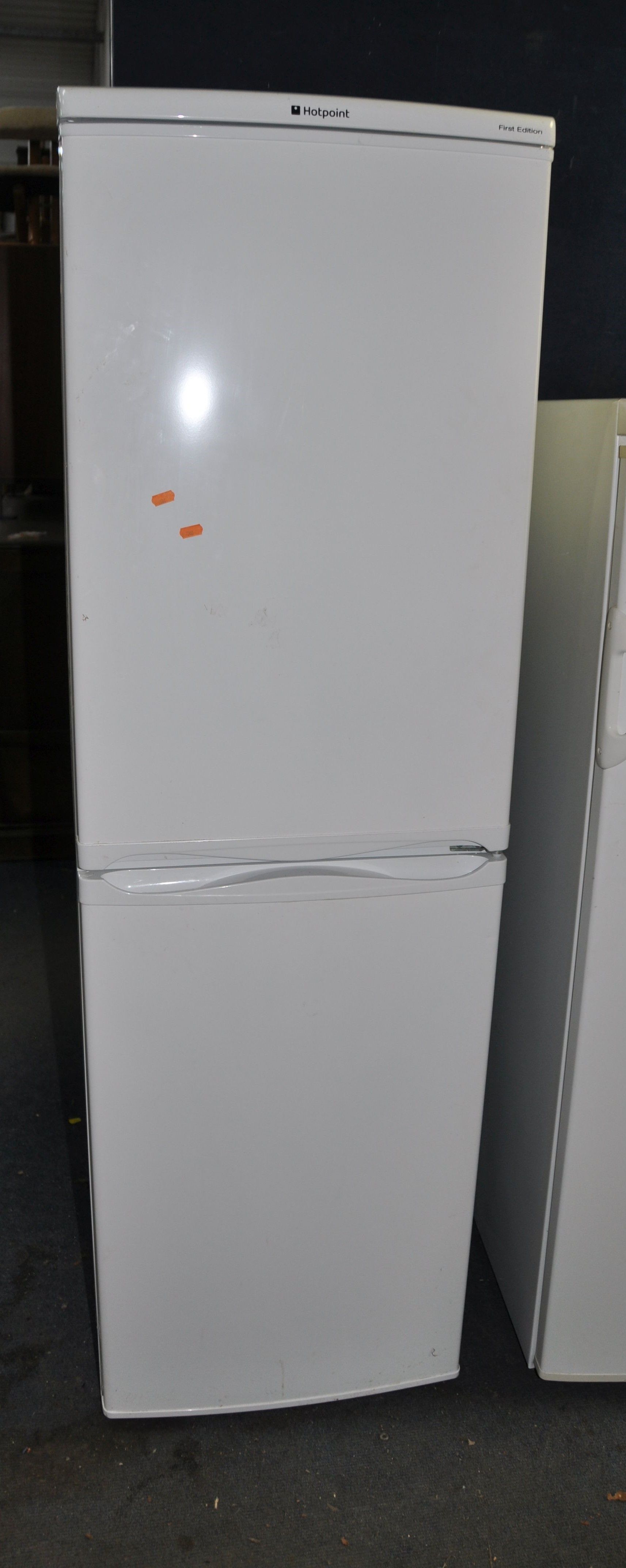 A HOTPOINT RFAA52P FRIDGE FREEZER width 55cm depth 57cm height 174cm (PAT pass and working at 2