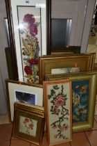 A SMALL QUANTITY OF PICTURES AND PRINTS ETC, to include two early 20th century watercolours