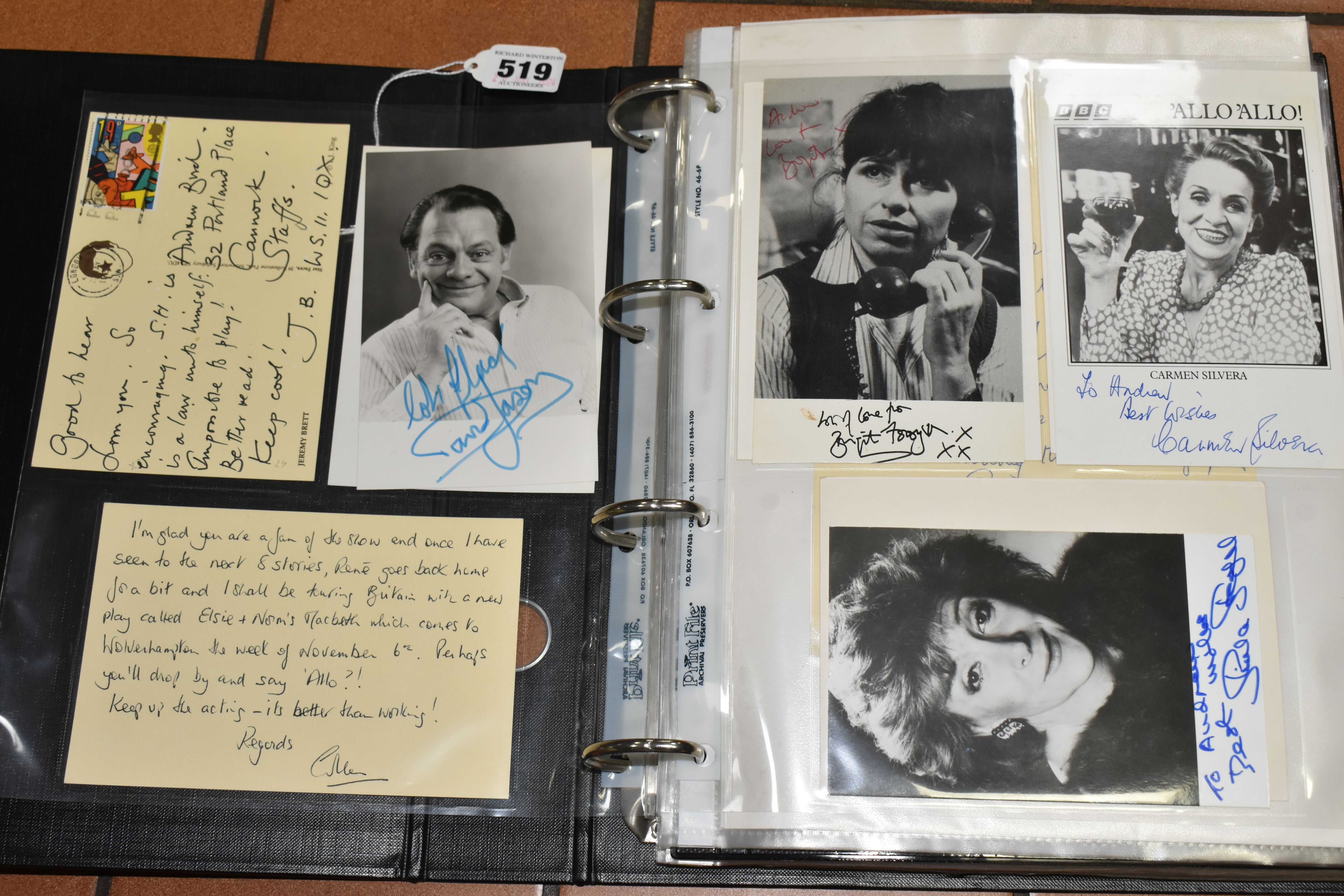 PHOTOGRAPH / AUTOGRAPH ALBUMS, One Album containing 181 photographs, photocards, postcards, - Image 2 of 16