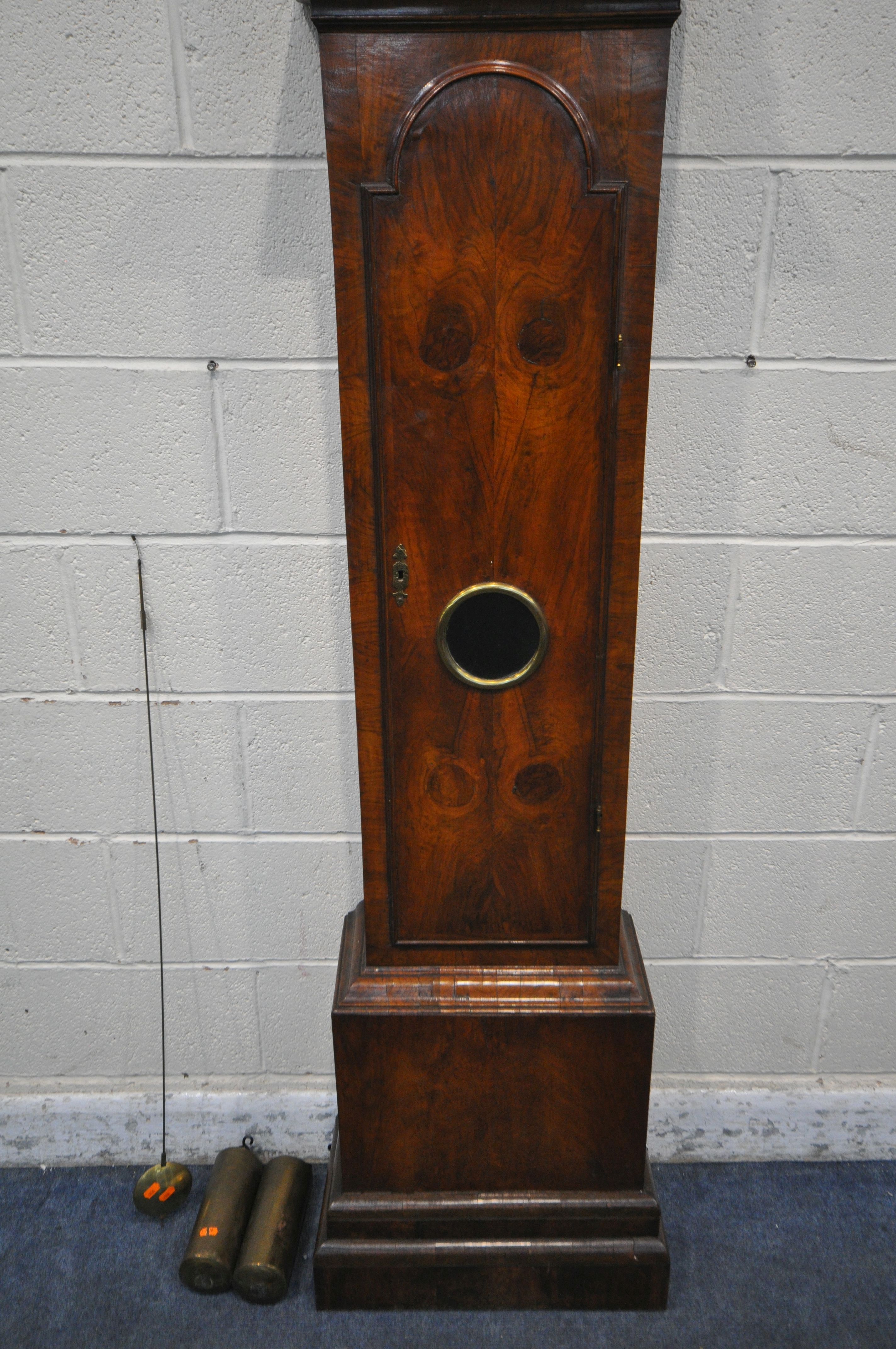 A GEORGE II WALNUT ONE-MONTH DURATION LONGCASE CLOCK, BY SAMUEL STRETCH OF BRISTOL, circa 1730, - Image 13 of 19