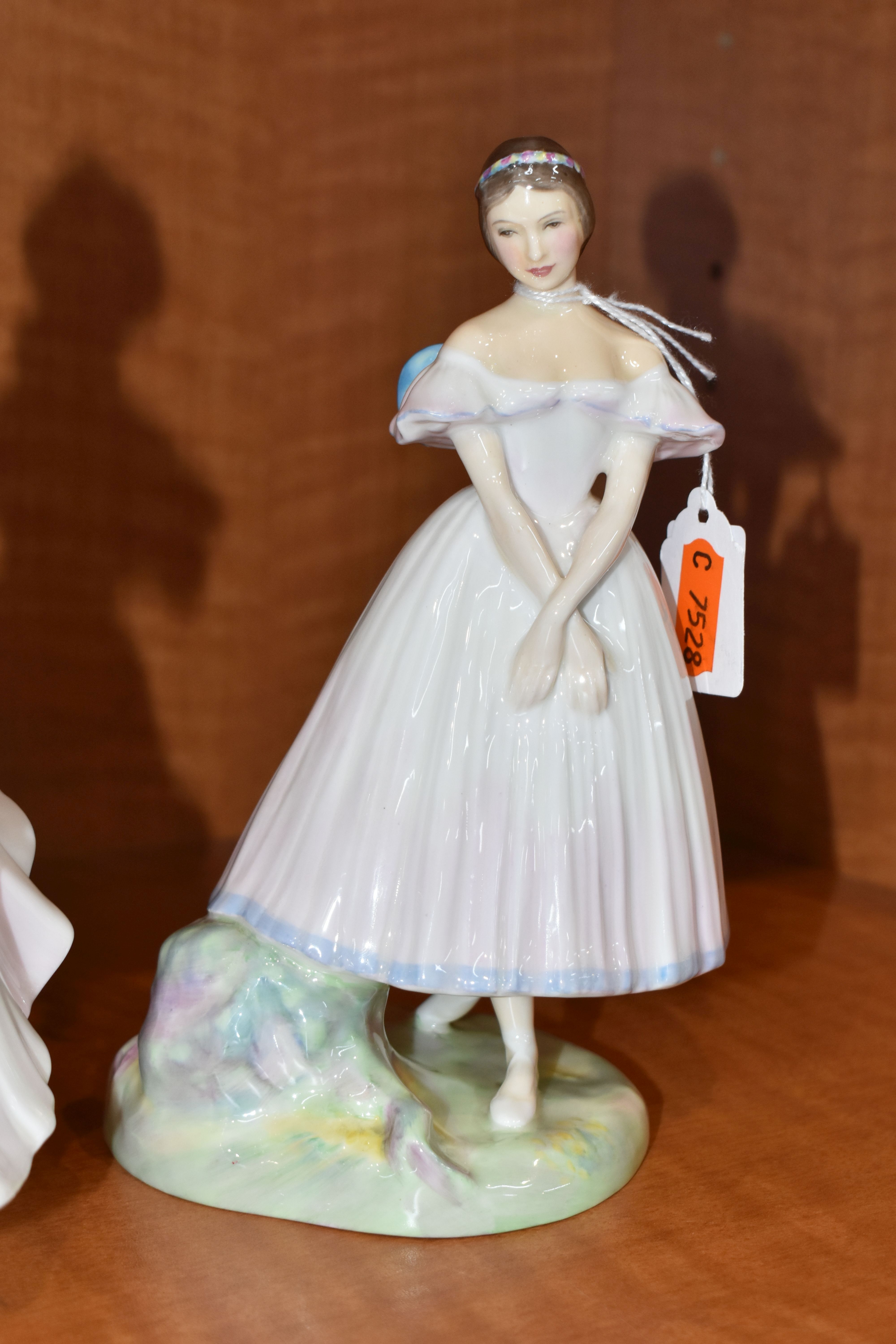 TWO ROYAL DOULTON FIGURES OF BALLERINAS, La Sylph ide HN2138 and The Ballerina HN2116 (2) (Condition - Image 2 of 5