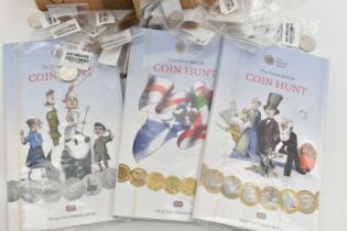 THE GREAT BRITISH COIN HUNT THREE ALBUMS, to include a full UK collectors album of 50p coins with