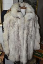 TWO LADIES FUR JACKETS, comprising an Arctic Fox fur made by Dominion Furs- Edinburgh, approximate