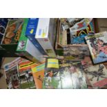 TWO BOXES AND LOOSE of Jigsaws, Games, Tazo Star Wars Collectors Packs, 1970's-1980's England