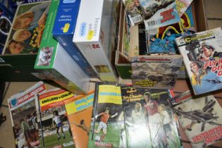 TWO BOXES AND LOOSE of Jigsaws, Games, Tazo Star Wars Collectors Packs, 1970's-1980's England