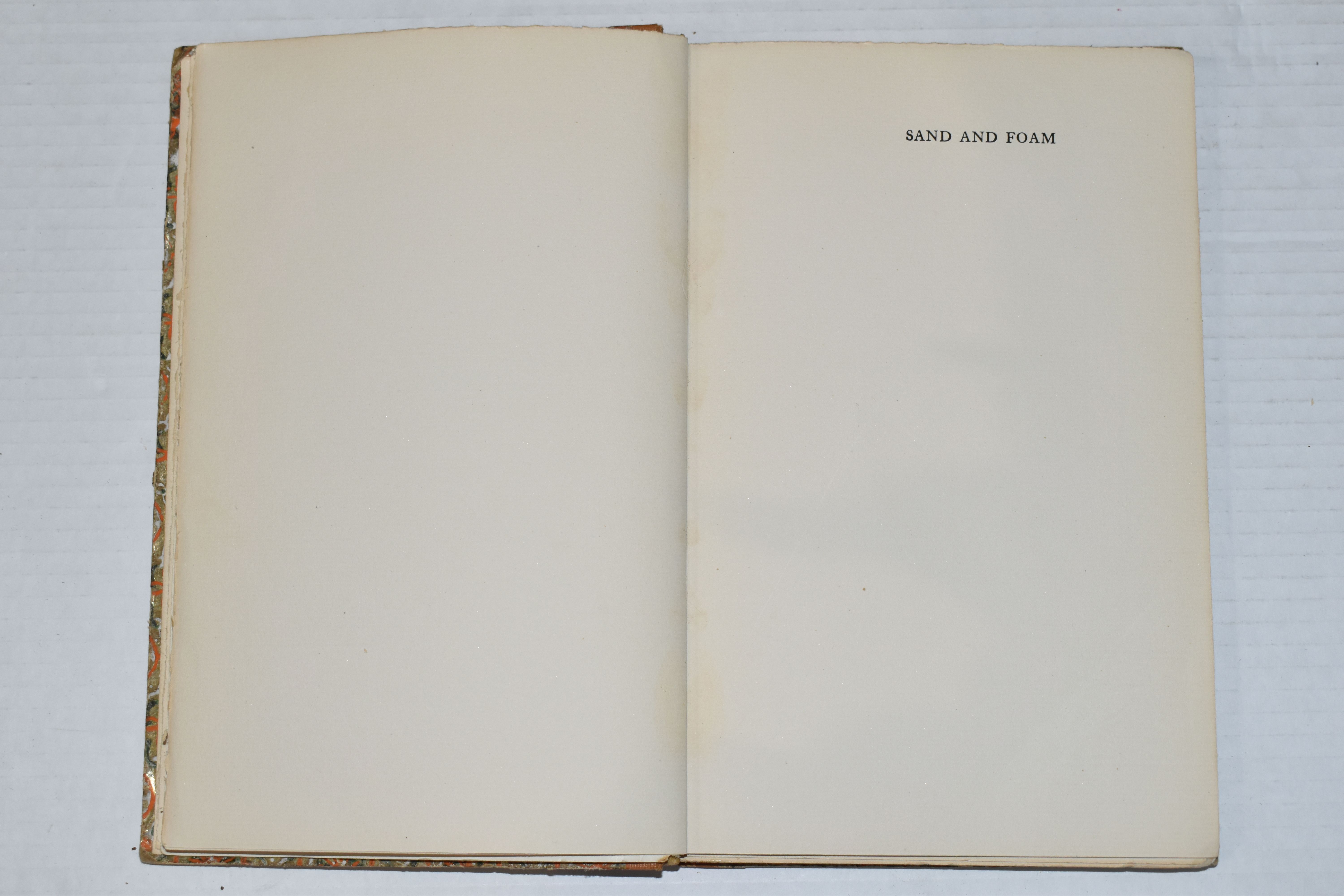 GIBRAN; KAHLIL, Sand And Foam - A Book of Aphorisms, 1st Edition; of the first edition of Sand and - Image 7 of 13