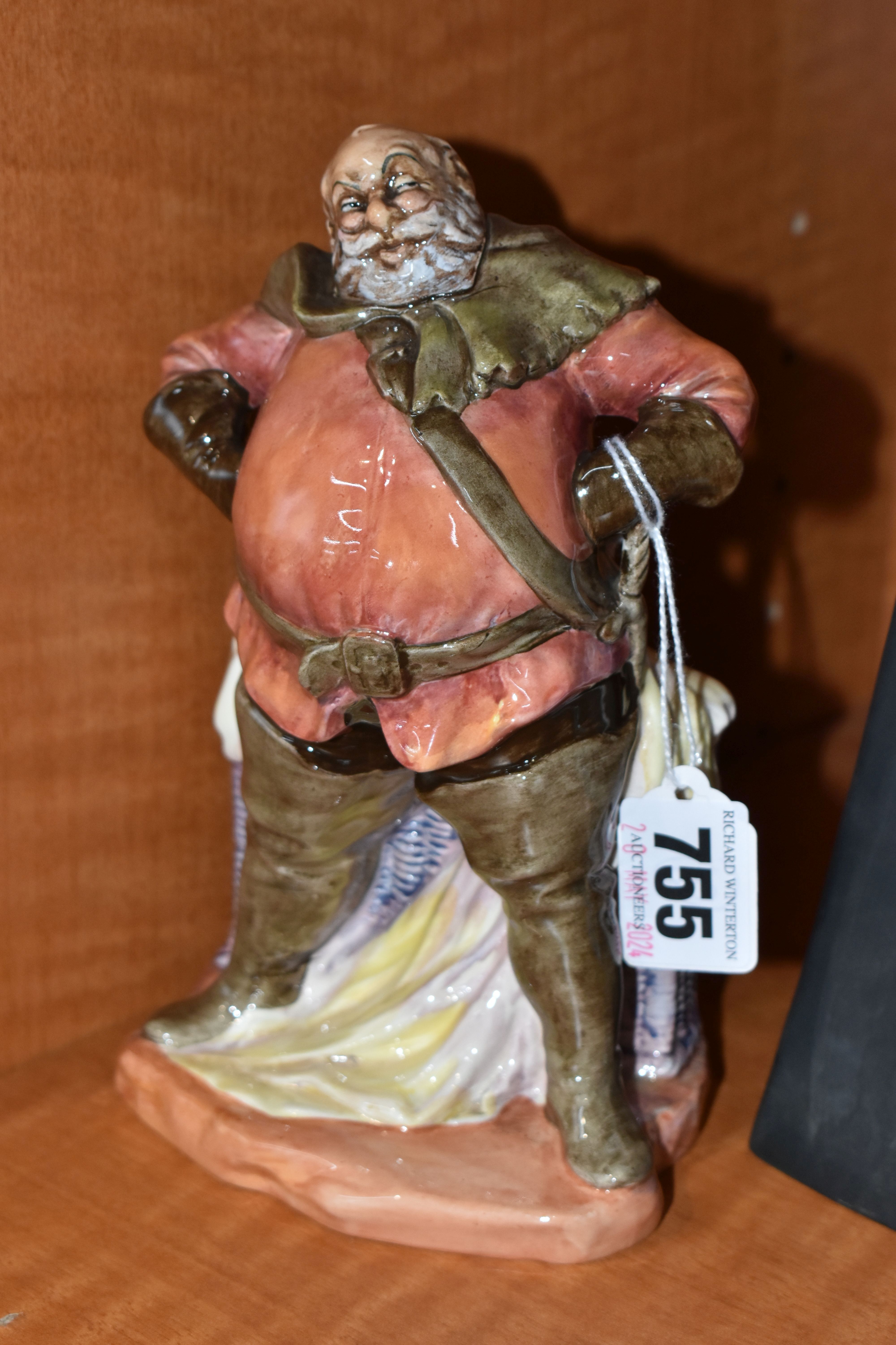 A GROUP OF SIX ROYAL DOULTON FIGURES, comprising Falstaff HN2054, Contemplation HN2241, Rhapsody - Image 5 of 8