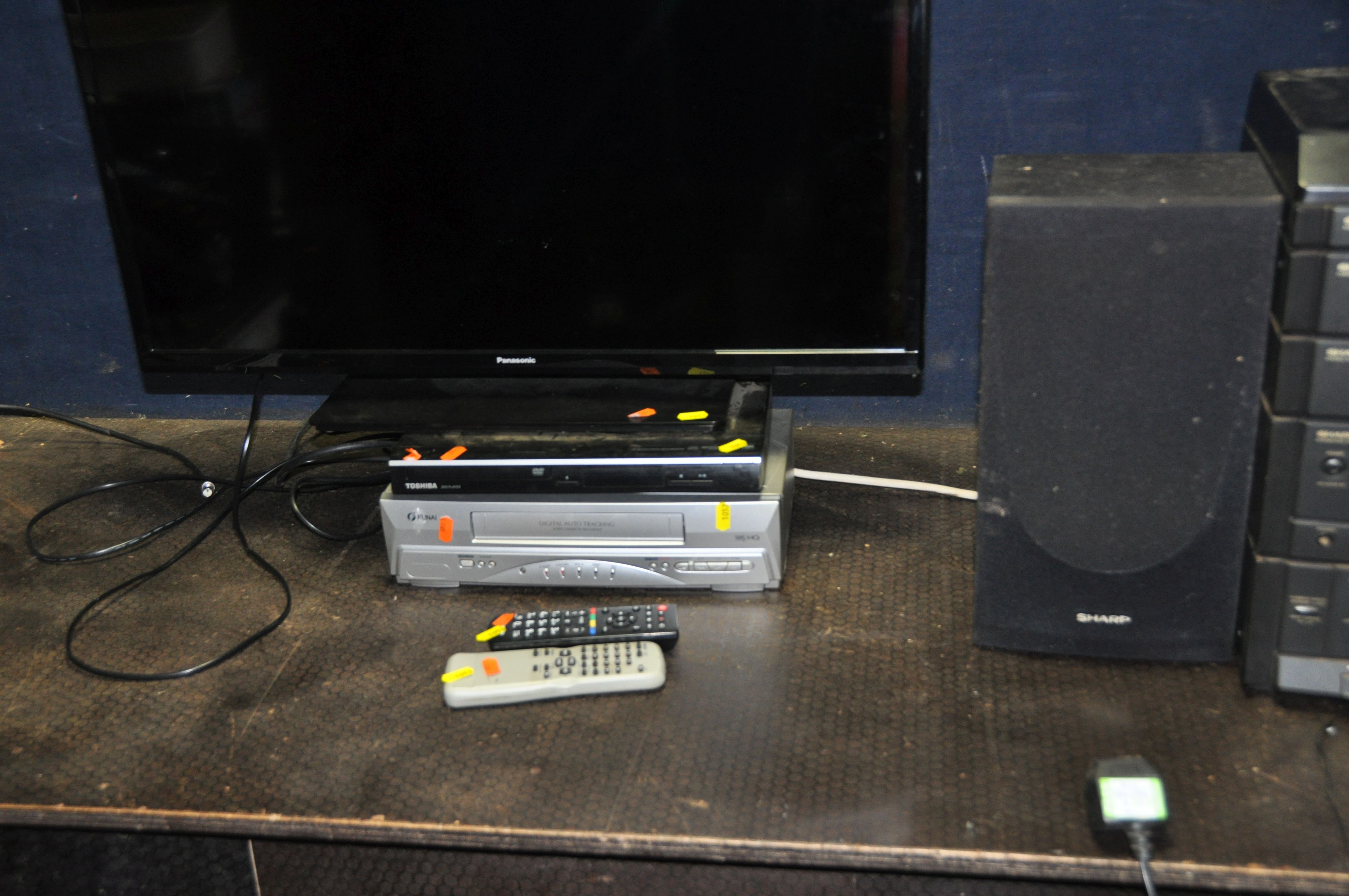A SELECTION OF AUDIO VISUAL EQUIPMENT including a Panasonic TX-32G302B 32in TV with remote (spares - Image 2 of 3