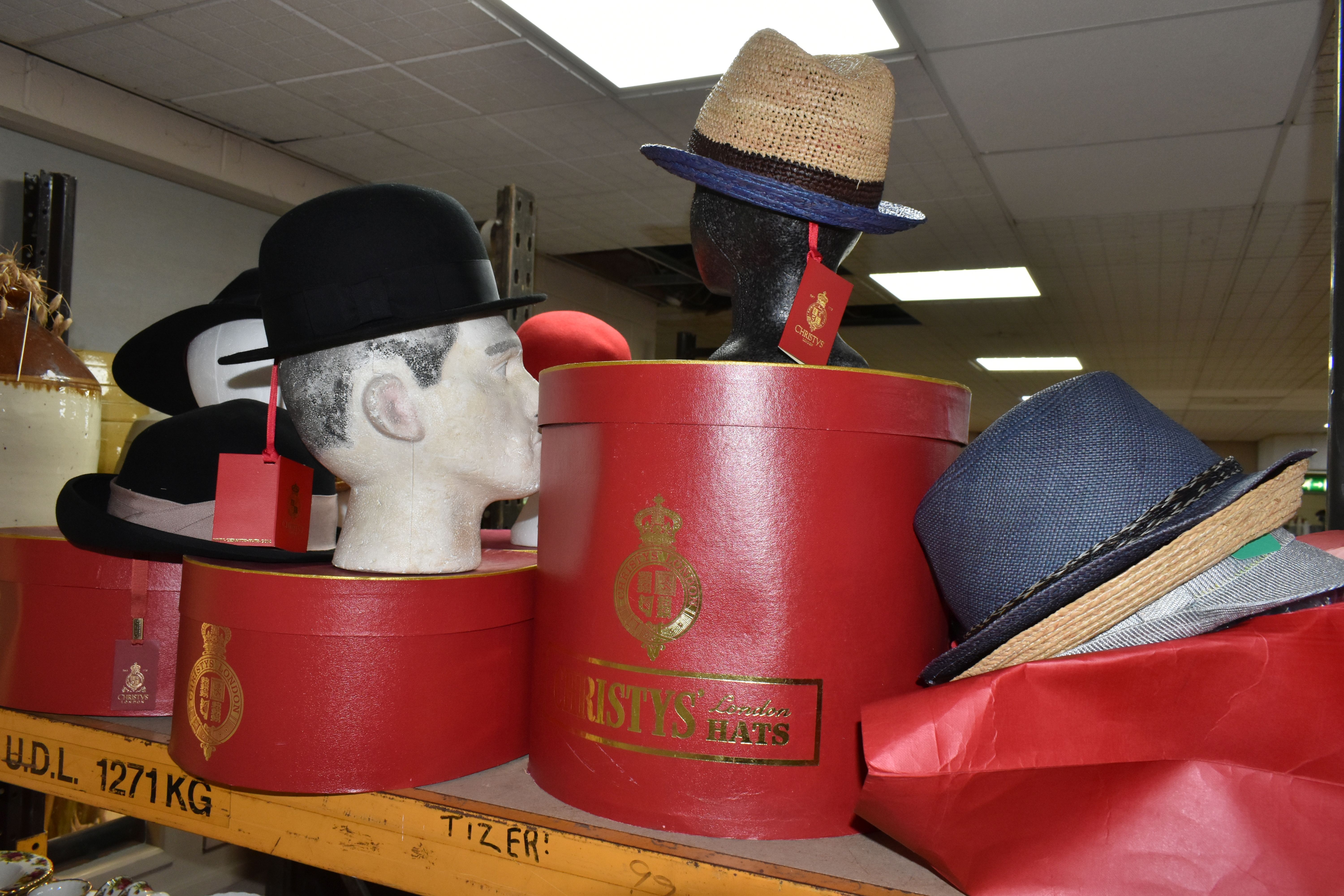 A LARGE COLLECTION OF HATS BY CHRISTY'S OF LONDON AND SIMILAR, comprising 100% wool felt trilbies, - Image 9 of 9