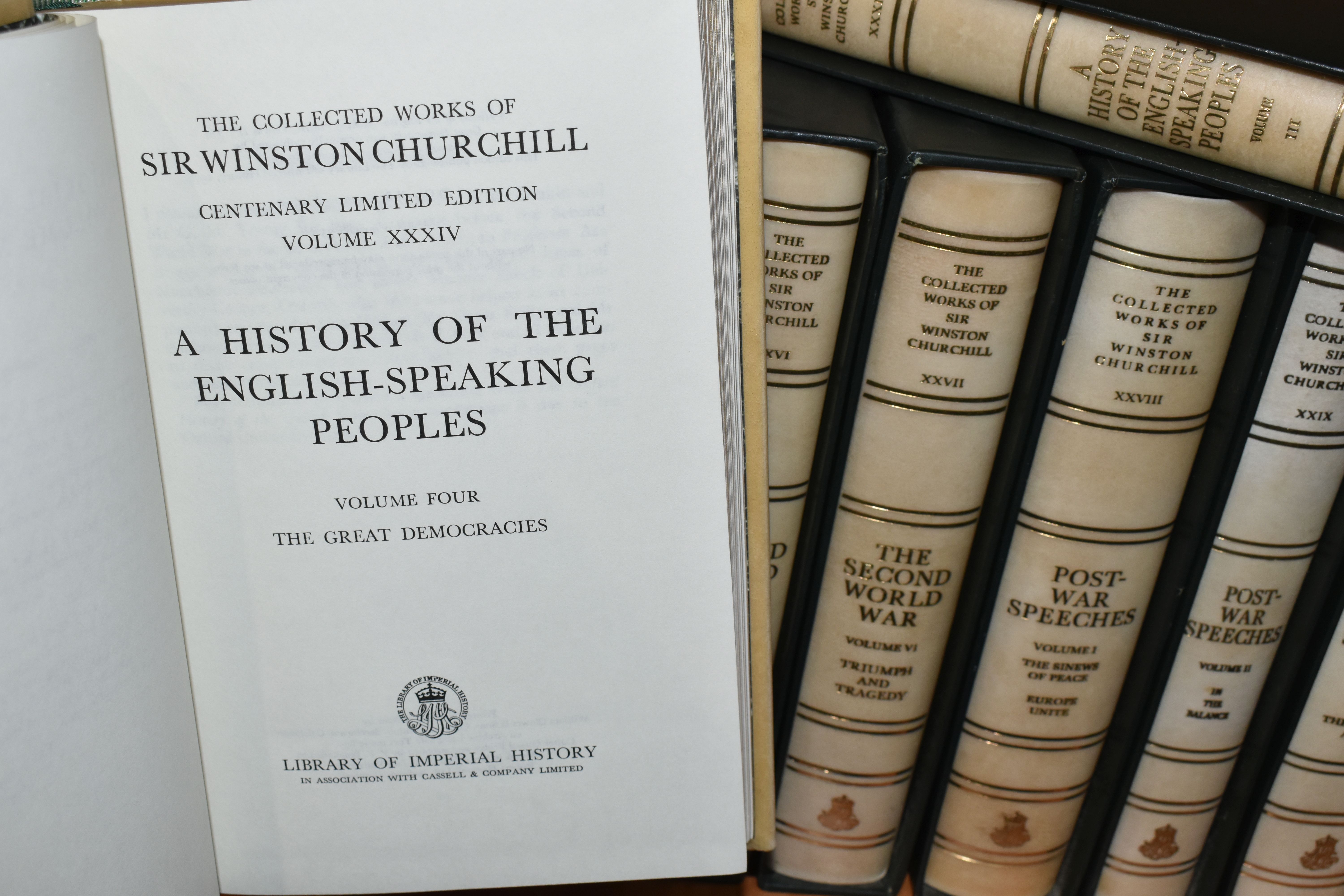 CHURCHILL; WINSTON S. The Collected Works Of Sir Winston Churchill in 34 volumes Centenary Limited - Bild 11 aus 11