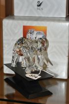 A BOXED SWAROVSKI COLLECTORS SOCIETY 'INSPIRATION AFRICA' ELEPHANT, comprising an Elephant no