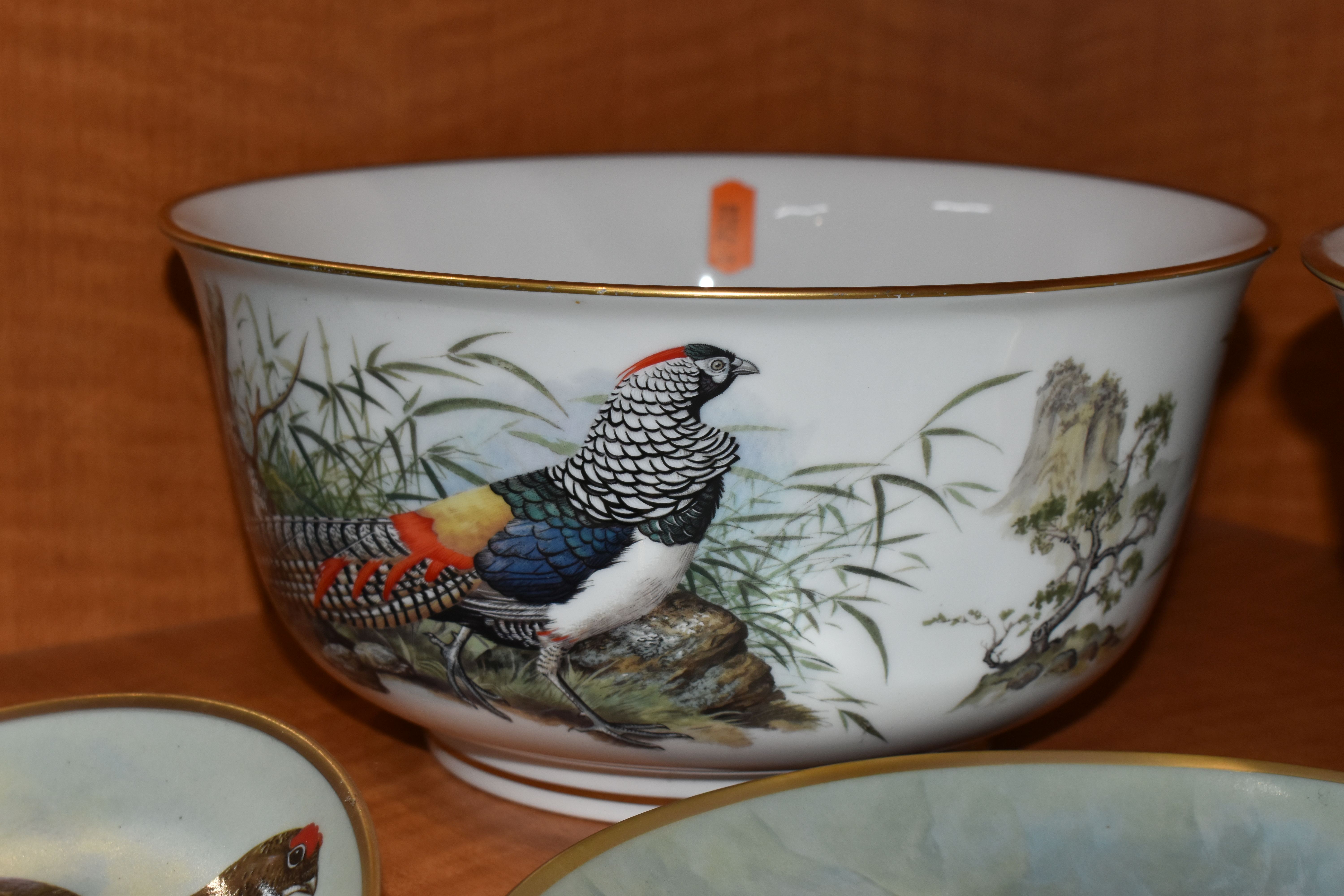 A COLLECTION OF TWELVE FRANKLIN PORCELAIN 'GAMEBIRDS OF THE WORLD' COLLECTORS PLATES AND TWO - Image 2 of 7