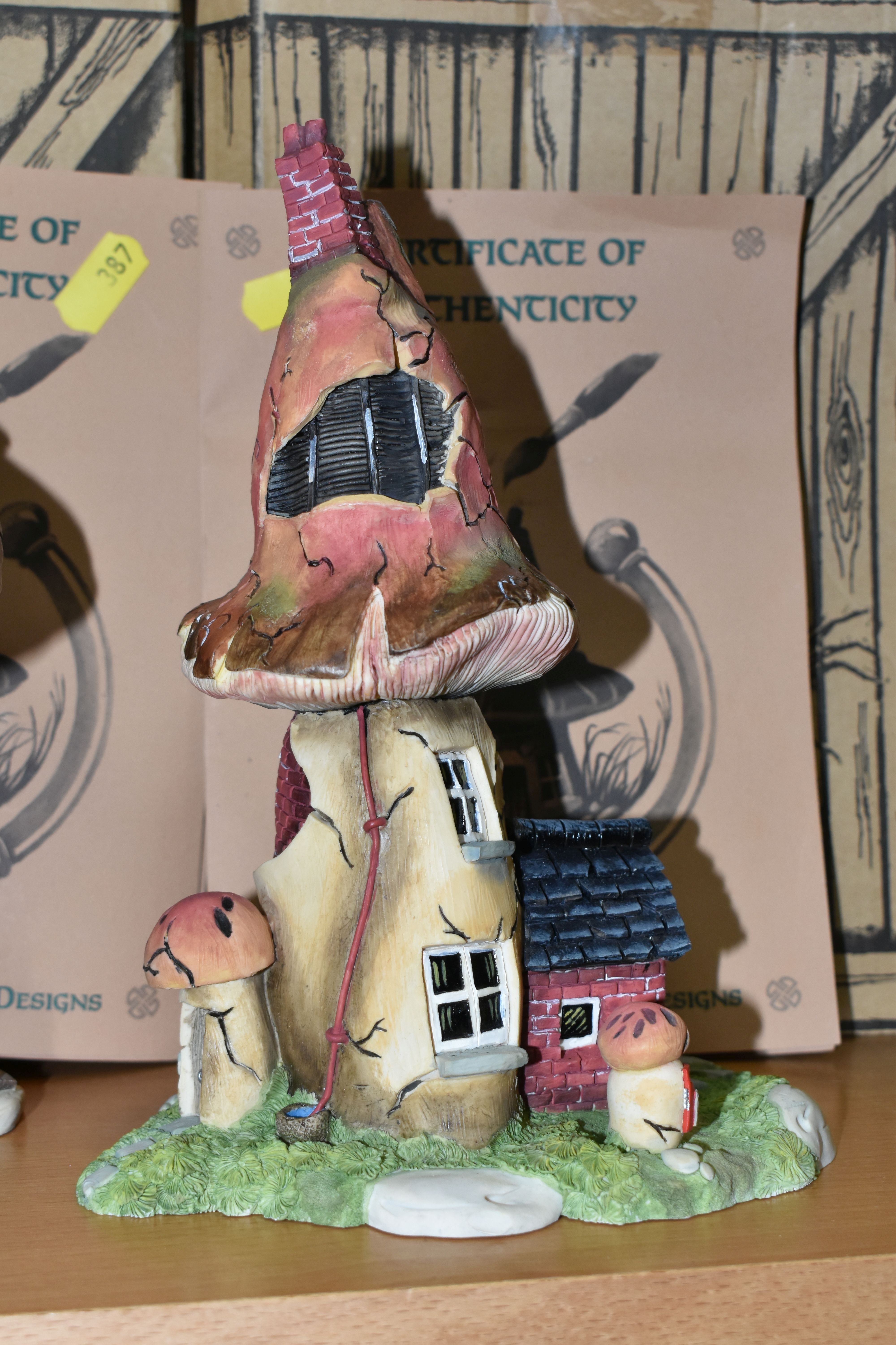 TWO BOXED LIMITED EDITION 'THE REALM OF MUSHROOMS' FIGURES BY SUSAN CROSSMAN-JONES DESIGNS, by - Image 2 of 3