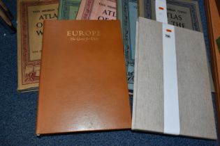 BOOKS, Six Titles comprising THE TIMES ATLAS OF THE WORLD, Mid-Century Edition in 5 Volumes,