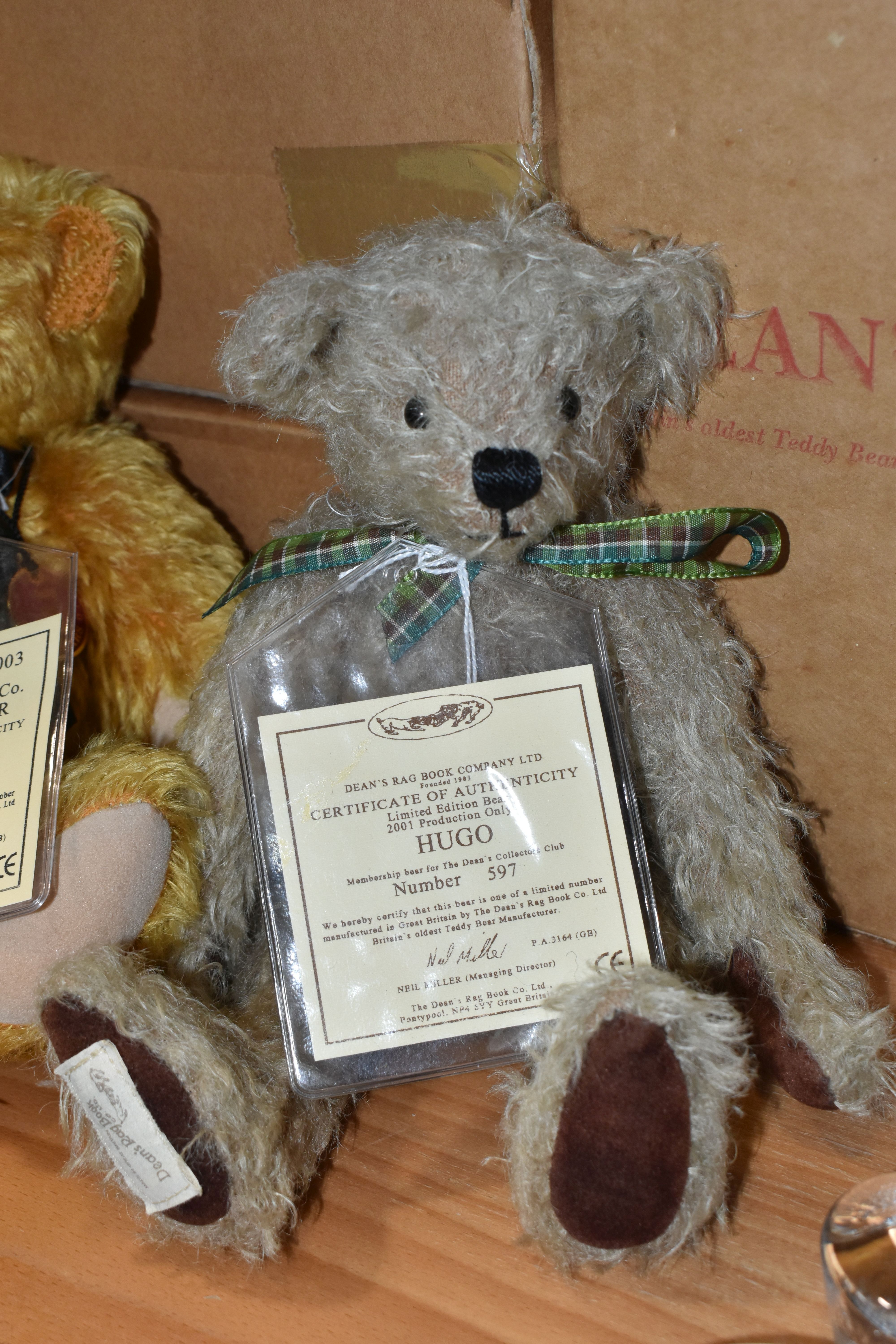 THREE BOXED DEAN'S RAG BOOK LIMITED EDITION TEDDY BEARS, membership bears for The Dean's - Image 4 of 4