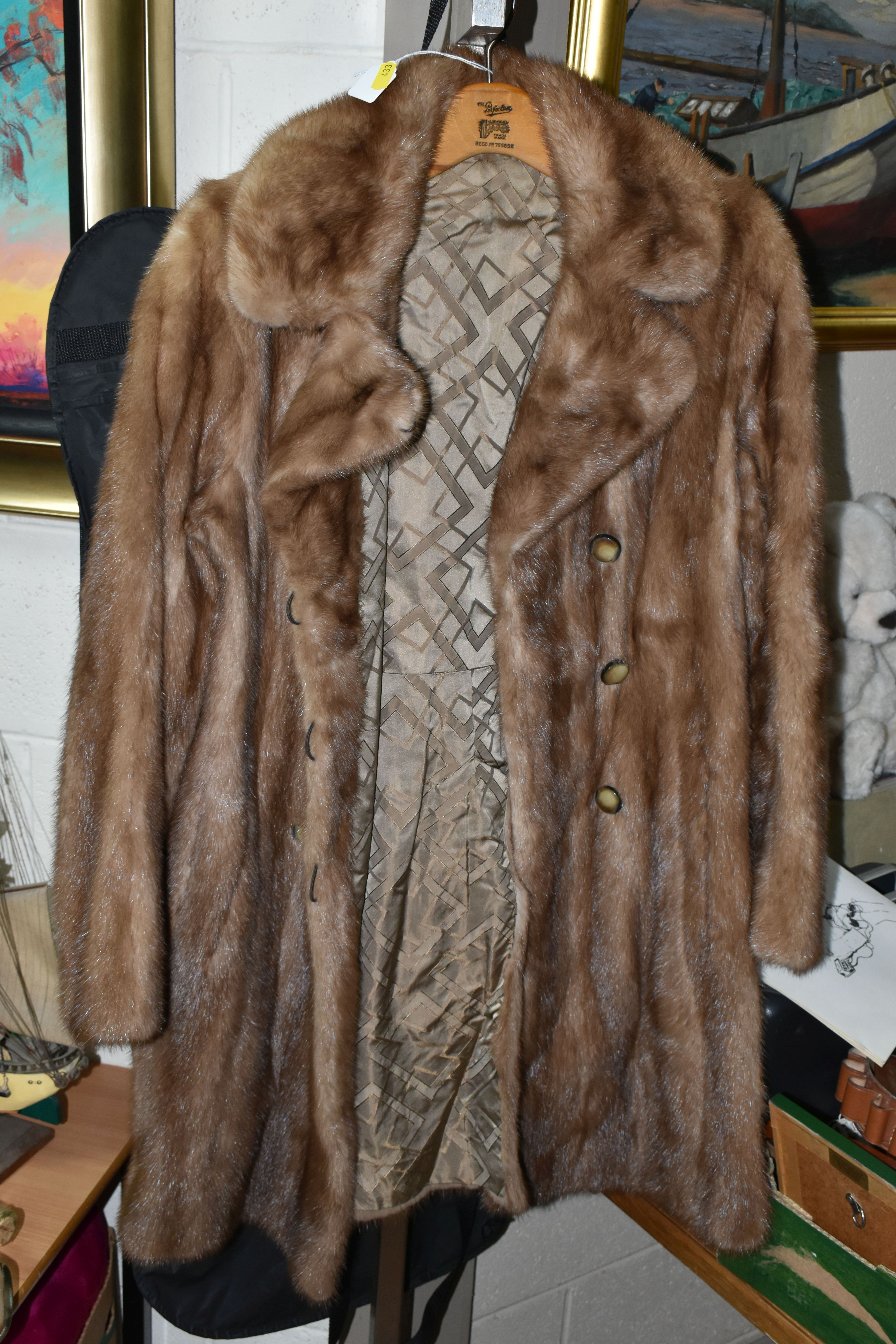 TWO LADIES FUR JACKETS, comprising an Arctic Fox fur made by Dominion Furs- Edinburgh, approximate - Image 3 of 4