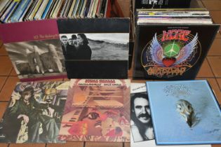 TWO BOXES OF LPS including artists such as Queen, The Beatles, Elton John, U2, Human League, etc