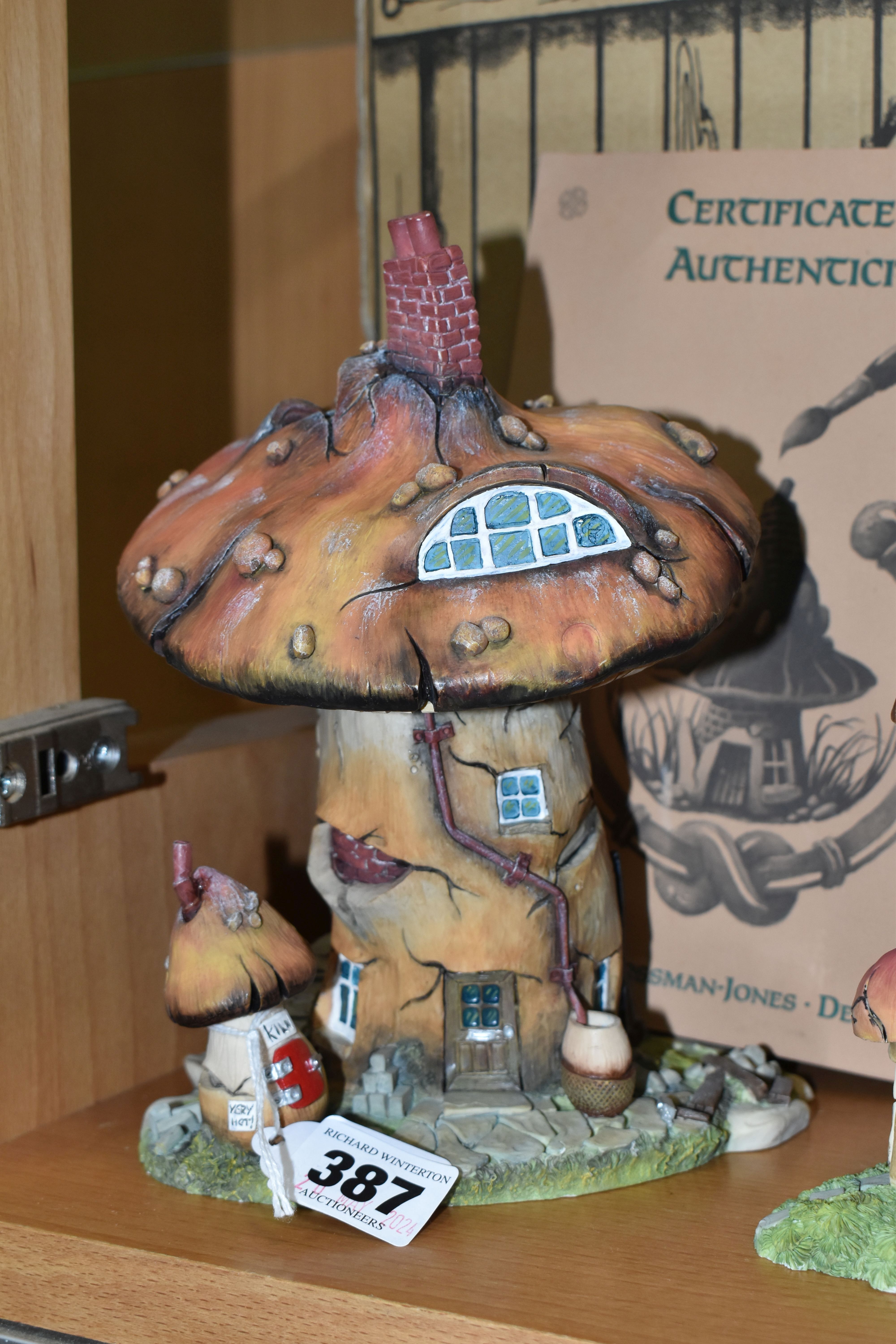 TWO BOXED LIMITED EDITION 'THE REALM OF MUSHROOMS' FIGURES BY SUSAN CROSSMAN-JONES DESIGNS, by - Image 3 of 3