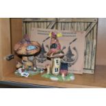 TWO BOXED LIMITED EDITION 'THE REALM OF MUSHROOMS' FIGURES BY SUSAN CROSSMAN-JONES DESIGNS, by