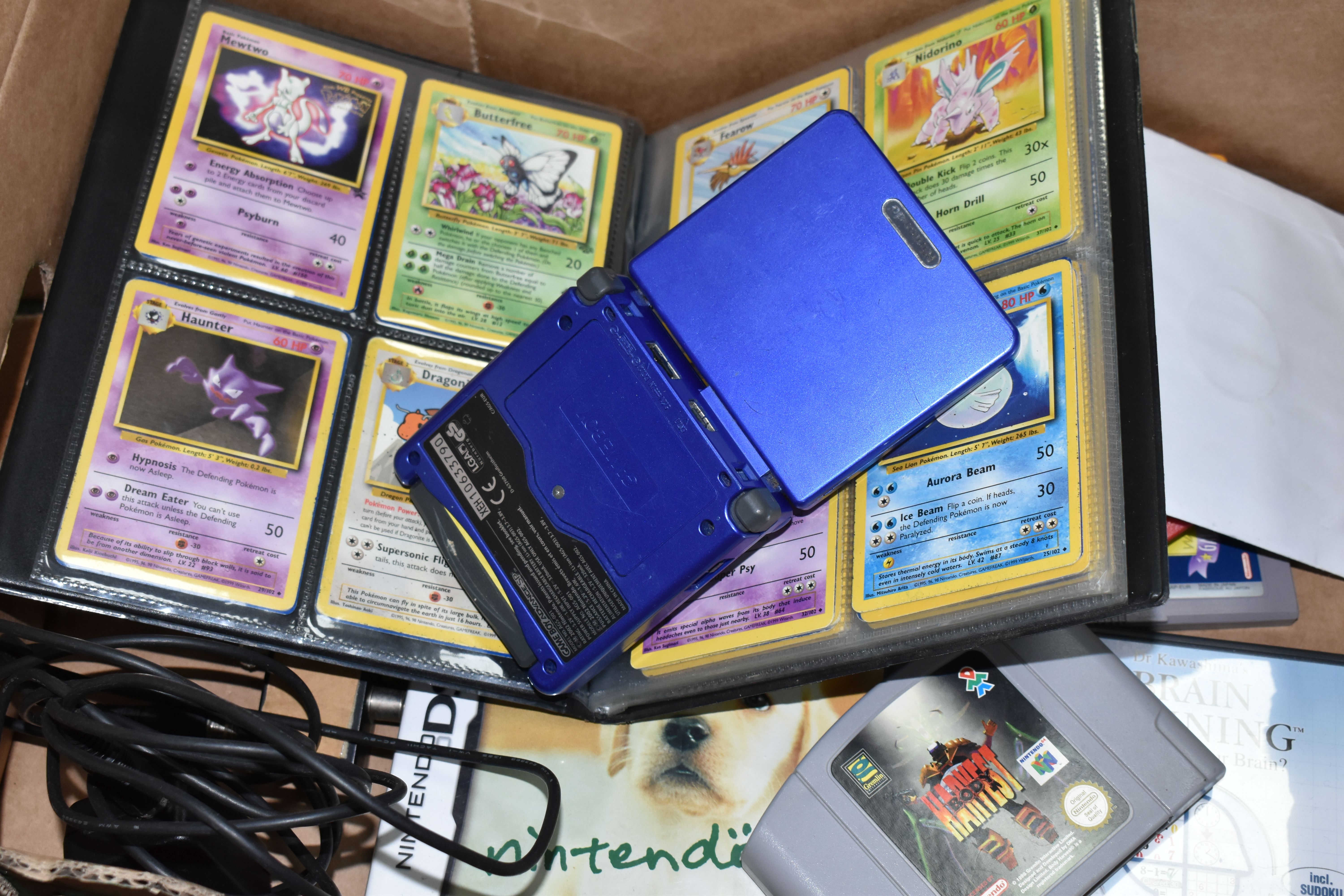 GAMEBOY ADVANCE SP, GAMEBOY, GAMES AND POKEMON CARDS, includes Monsters Inc, Super Mario Land, - Image 4 of 10