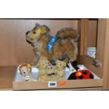 A COLLECTION OF STEIFF AND OTHER SOFT TOYS, comprising a Steiff Classic 1928 Chow Chow, No. 035036