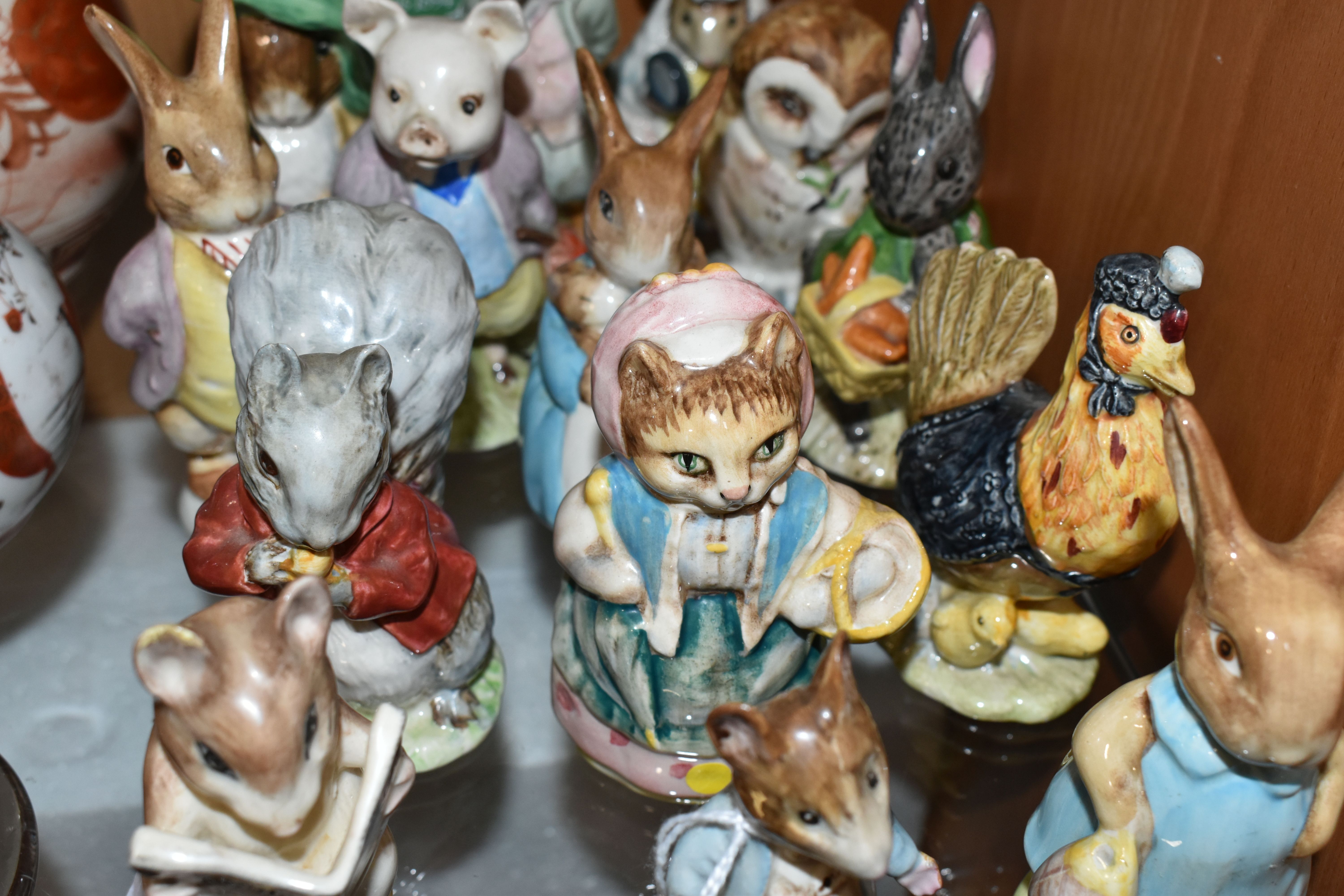 FOURTEEN BESWICK BEATRIX POTTER FIGURES, comprising Johnny Town-Mouse BP-3b backstamp (possibly - Bild 4 aus 6