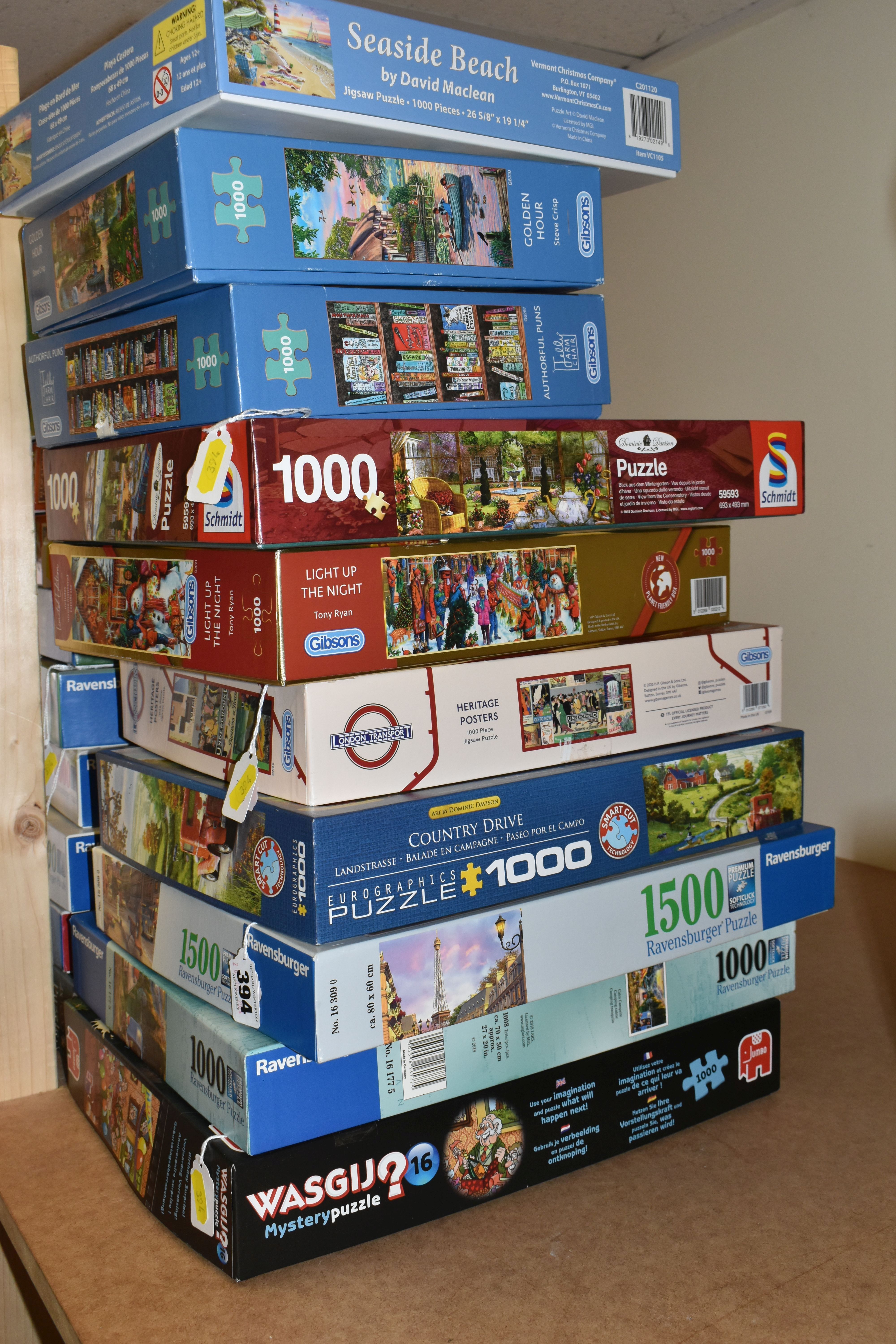 A COLLECTION OF MODERN BOXED JIGSAWS, to include examples by Ravensburger, Jumbo (Wasgij), - Image 2 of 4