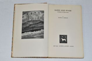 GIBRAN; KAHLIL, Sand And Foam - A Book of Aphorisms, 1st Edition; of the first edition of Sand and