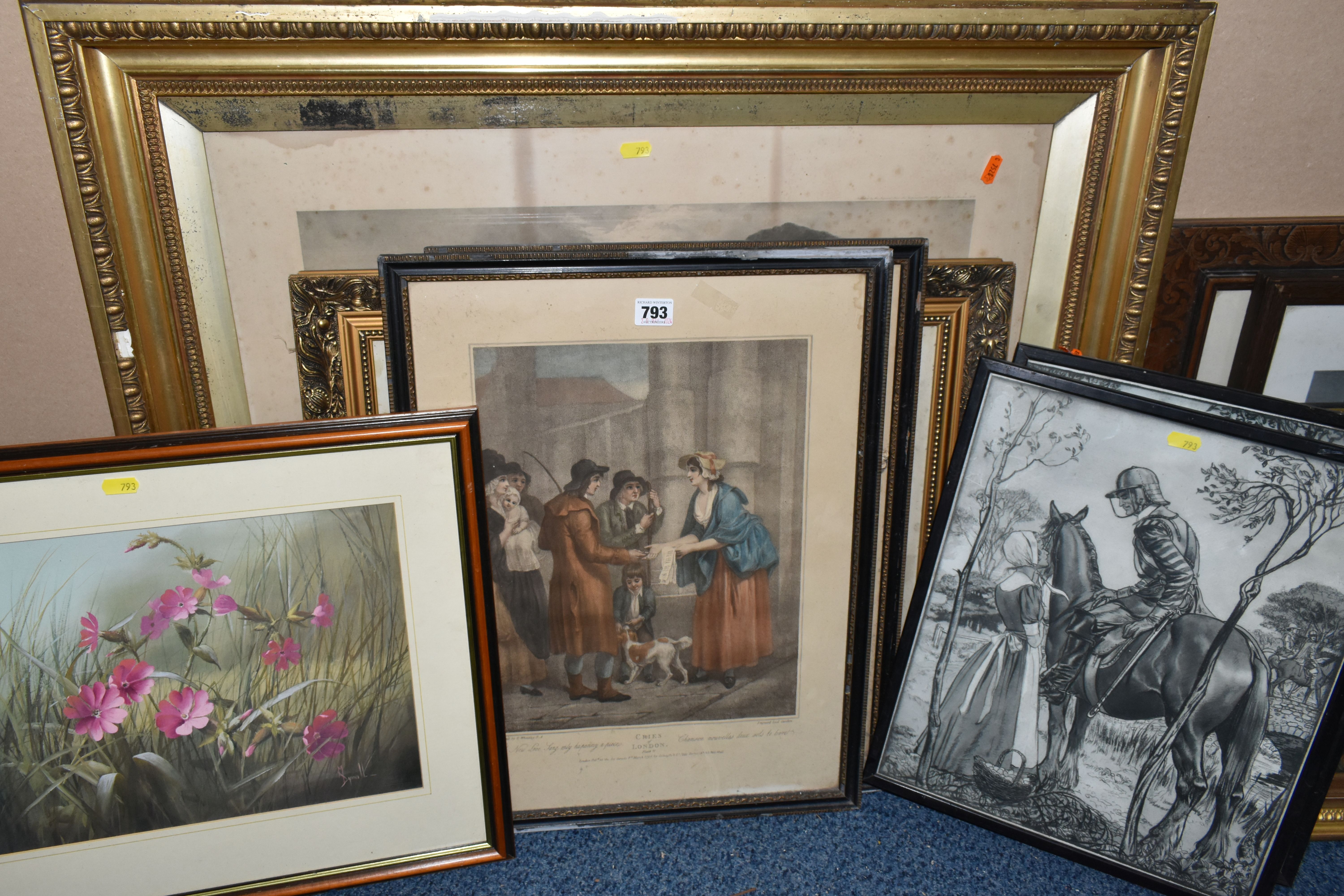 A SMALL SELECTION OF PRINTS, FACSIMILE PHOTOS, FASHION PLATES, ETC, including two Francis - Bild 4 aus 6