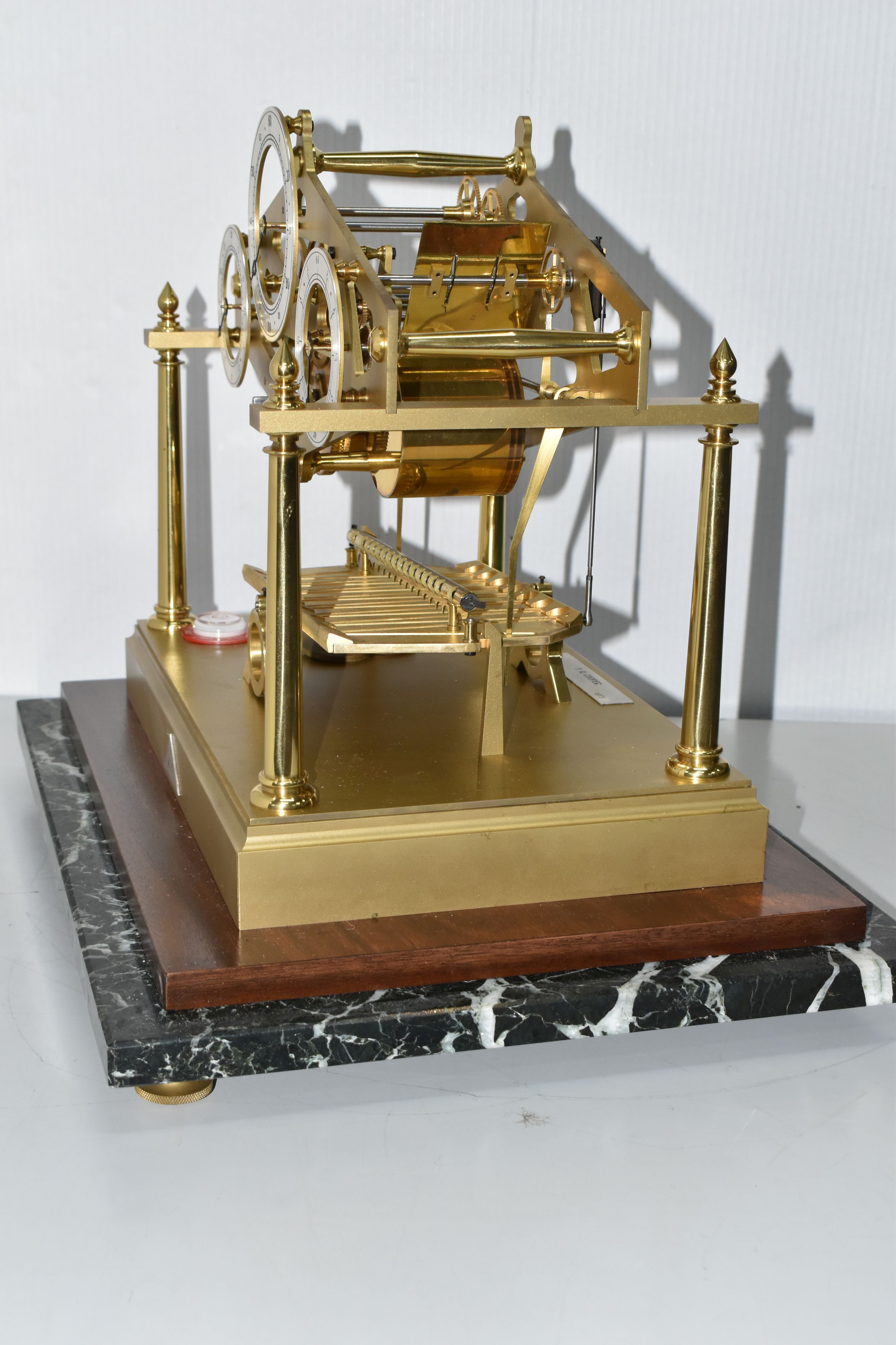 A LIMITED EDITION E. DENT & COMPANY LIMITED RE-CREATION OF THE CONGREVE ROLLING BALL CLOCK, - Image 18 of 18