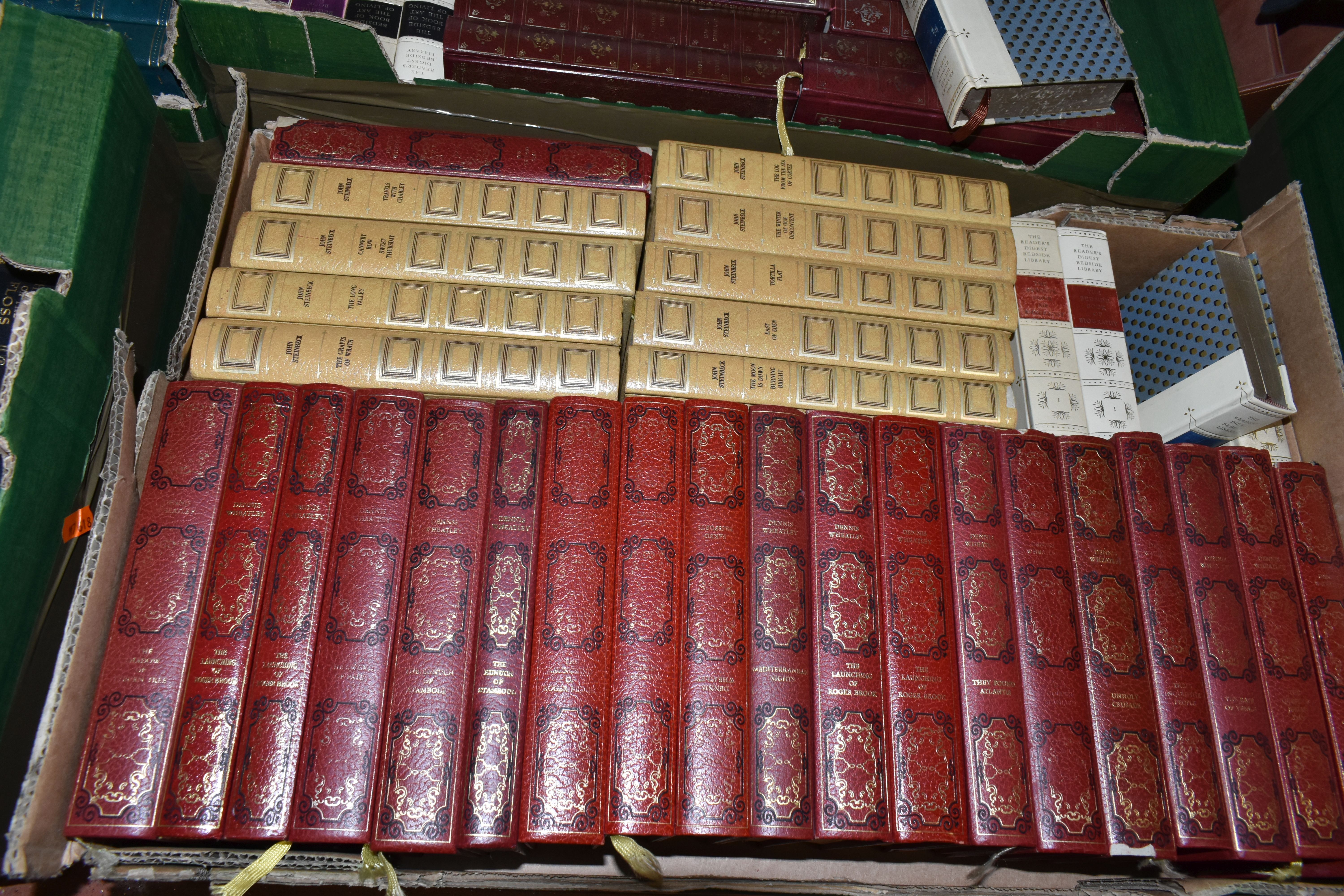 FIVE BOXES OF BOOKS containing over 150 miscellaneous titles in hardback format, subjects include - Image 2 of 6