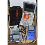 NINTENDO GAMEBOY ADVANCE, NINTENDO GAMEBOY ADVANCE SP AND GAMES, includes Super Mario Advance,