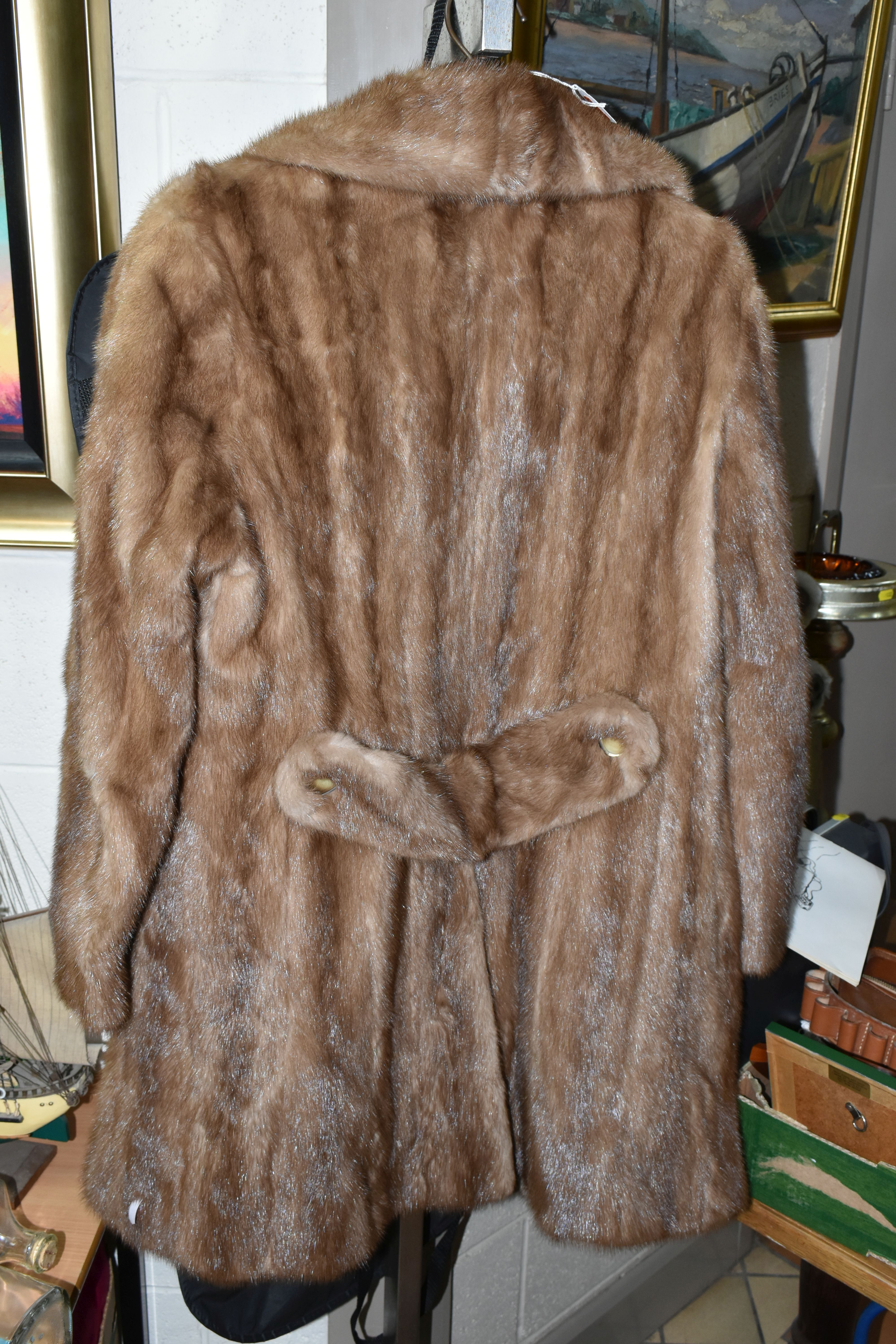 TWO LADIES FUR JACKETS, comprising an Arctic Fox fur made by Dominion Furs- Edinburgh, approximate - Image 4 of 4
