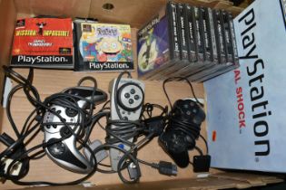 PLAYSTATION CONSOLE BOXED WITH GAMES, includes Bugs Bunny Lost In Time, Gex 3D Enter The Gecko,